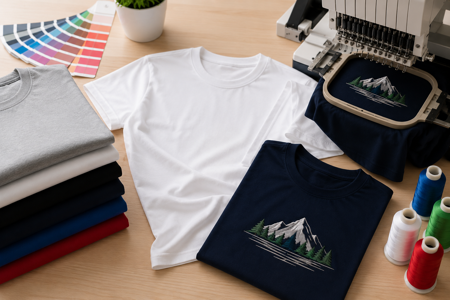 Custom T-Shirts Print & Embroidery