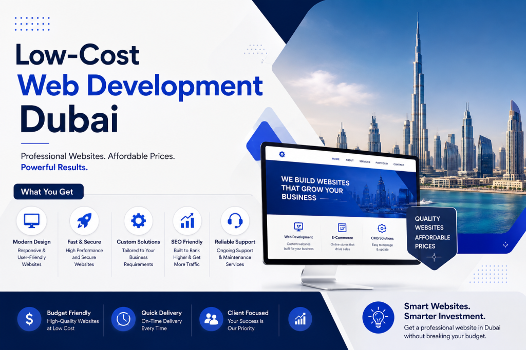 Low-Cost Web Development Company in Dubai