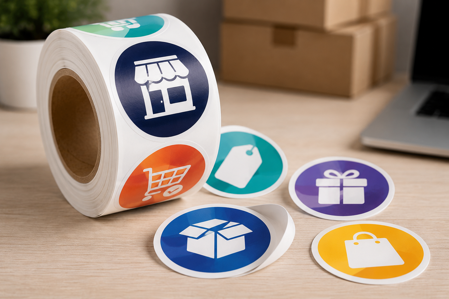 PVC Sticker Printing for Businesses